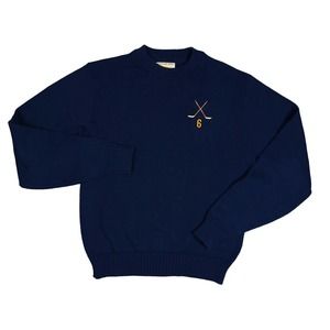 Bristol Products Vintage Sweater Mens 44 Official Award Hockey Knit Made in USA